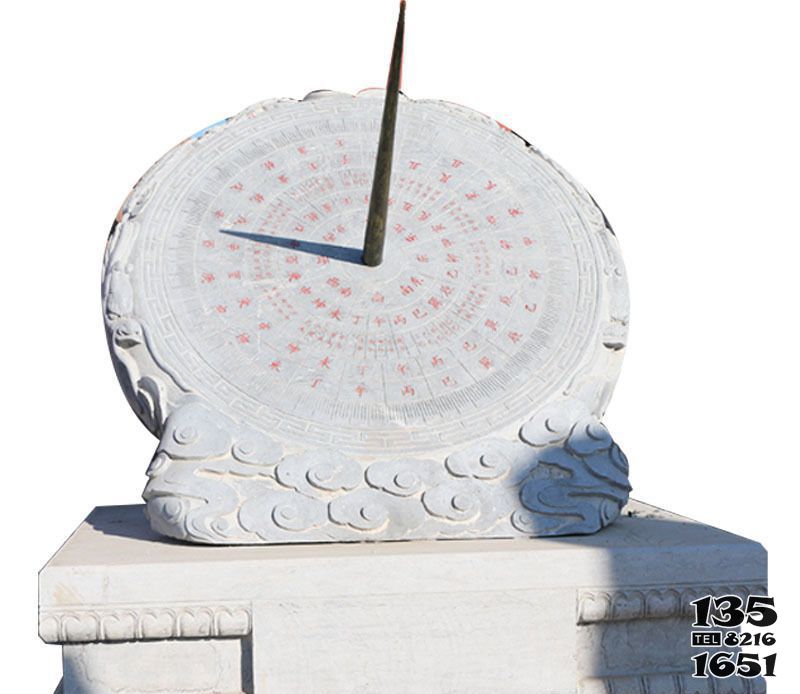 日晷雕塑-校園創意石雕日晷雕塑 日晷雕塑-校園創意石雕日晷雕塑高清圖片