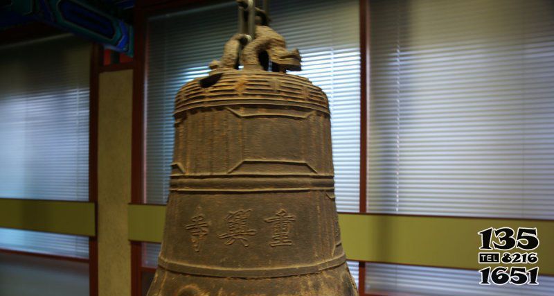 銅鐘雕塑-仿古銅鐘寺廟銅雕 銅鐘雕塑-仿古銅鐘寺廟銅雕高清圖片