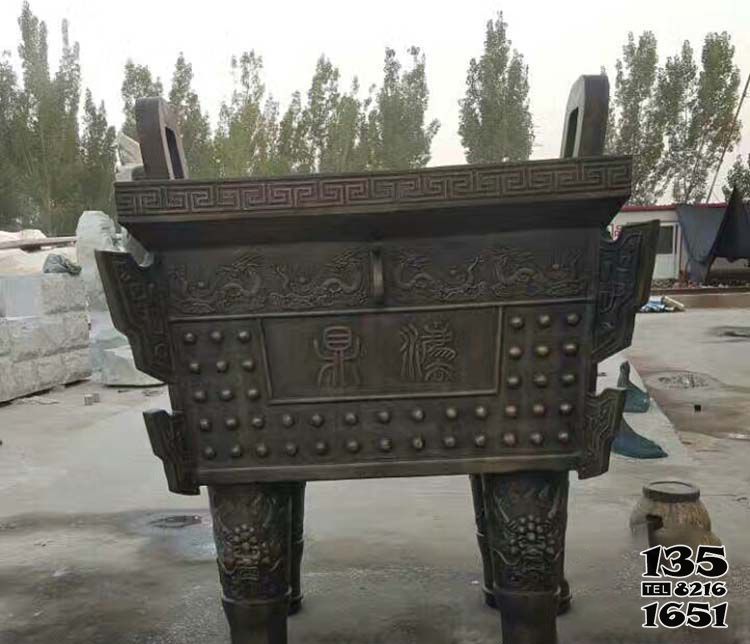 鼎雕塑-景區大型青銅器鼎雕塑 鼎雕塑-景區大型青銅器鼎雕塑高清圖片
