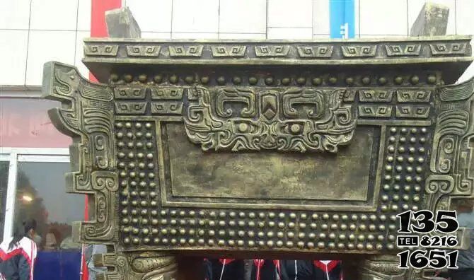 鼎雕塑-古代文物景觀不銹鋼仿銅鼎雕塑 鼎雕塑-古代文物景觀不銹鋼仿銅鼎雕塑