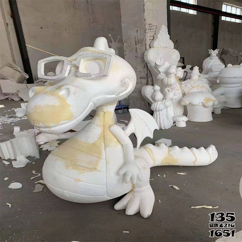 恐龍雕塑-景區創意抽象大理石石雕恐龍雕塑 恐龍雕塑-景區創意抽象大理石石雕恐龍雕塑高清圖片