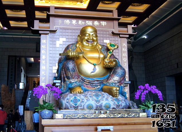 彌勒佛雕塑-寺院大型不銹鋼彩繪供奉笑佛彌勒佛雕塑 彌勒佛雕塑-寺院大型不銹鋼彩繪供奉笑佛彌勒佛雕塑高清圖片