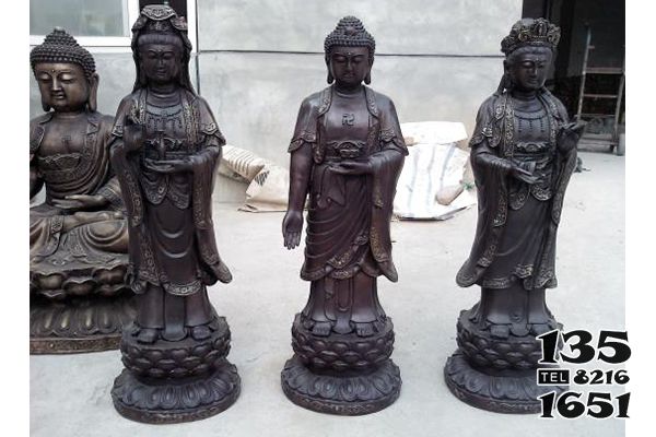 三圣雕塑-景區(qū)創(chuàng)意神佛銅雕三圣雕塑 三圣雕塑-景區(qū)創(chuàng)意神佛銅雕三圣雕塑高清圖片