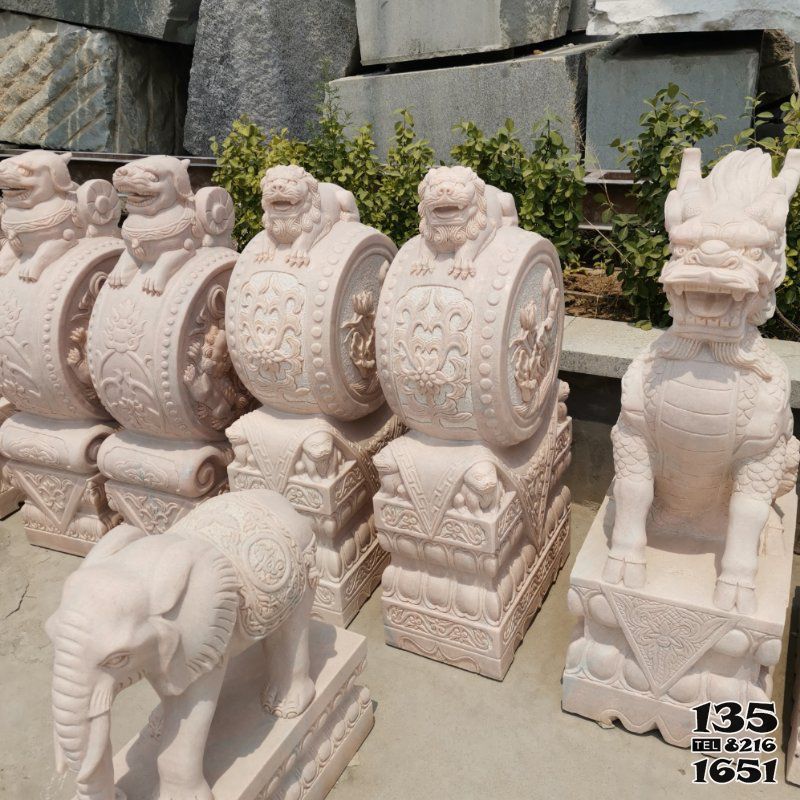 抱鼓石門墩雕塑-石雕抱鼓晚霞紅仿古門墩抱鼓石古鎮(zhèn)庭院裝飾擺件 抱鼓石門墩雕塑-石雕抱鼓晚霞紅仿古門墩抱鼓石古鎮(zhèn)庭院裝飾擺件高清圖片