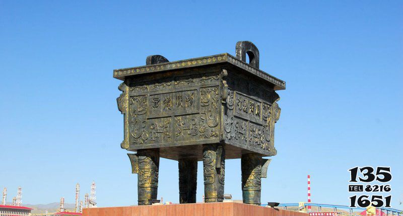 鼎雕塑-戶外景觀古代文物景觀鼎雕塑 鼎雕塑-戶外景觀古代文物景觀鼎雕塑高清圖片