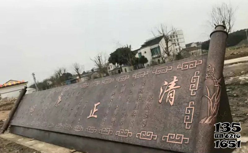 廉政雕塑-城市文化廣場鑄造廉政清明純銅雕塑 廉政雕塑-城市文化廣場鑄造廉政清明純銅雕塑高清圖片