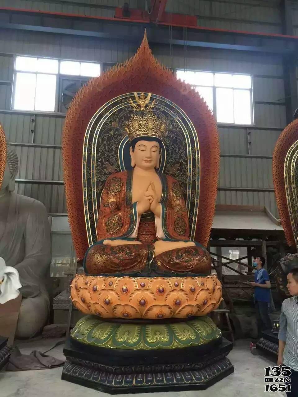 三圣雕塑-景區玻璃鋼坐著的三圣雕塑 三圣雕塑-景區玻璃鋼坐著的三圣雕塑高清圖片