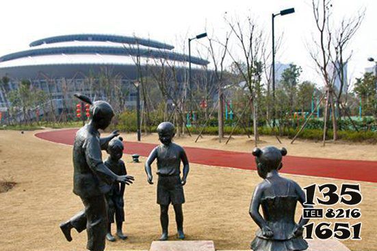 兒童雕塑-公園銅雕玩游戲兒童雕塑 兒童雕塑-公園銅雕玩游戲兒童雕塑