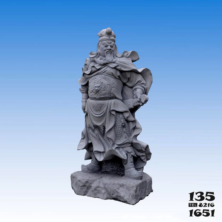 關公雕塑-戶外景區大理石石雕關公雕塑 關公雕塑-戶外景區大理石石雕關公雕塑高清圖片