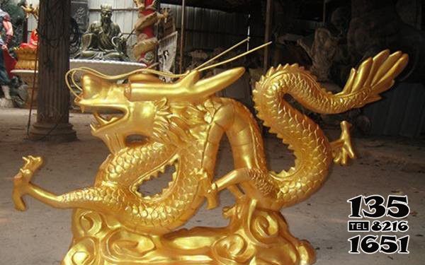 龍雕塑-戶外景區(qū)不銹鋼噴金烤漆龍雕塑 龍雕塑-戶外景區(qū)不銹鋼噴金烤漆龍雕塑高清圖片