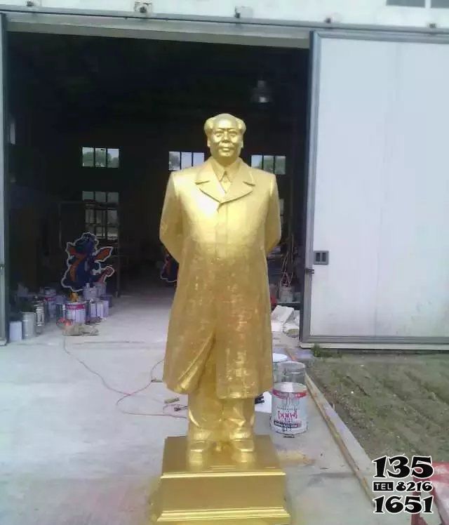 毛澤東雕塑-戶外景區玻璃鋼鎏金偉大領袖毛澤東雕塑 毛澤東雕塑-戶外景區玻璃鋼鎏金偉大領袖毛澤東雕塑高清圖片
