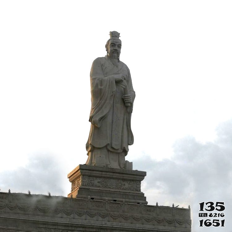 孟子雕塑-景區廣場歷史文化大型漢白玉孟子石雕 塑像 孟子雕塑-景區廣場歷史文化大型漢白玉孟子石雕 塑像高清圖片
