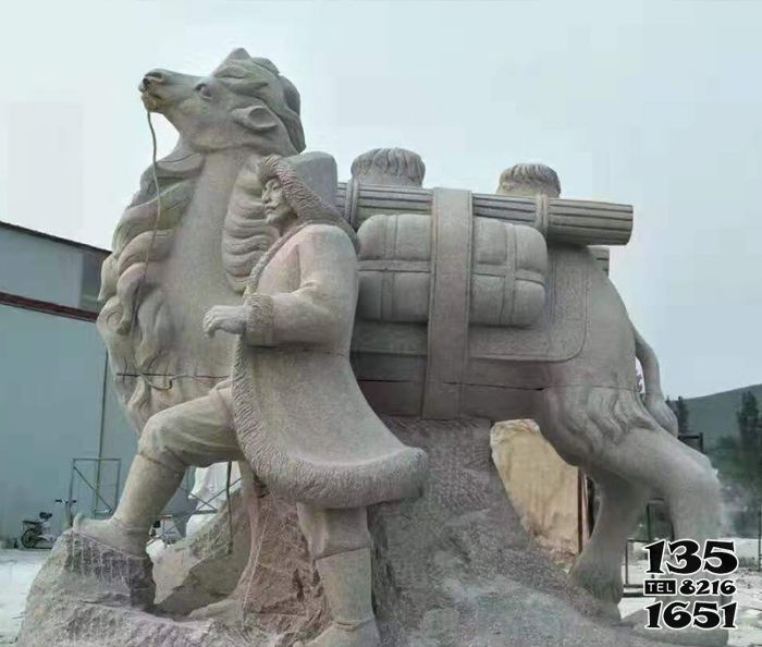 駱駝雕塑-公園擺放的人牽著的漢白玉石雕創(chuàng)意駱駝雕塑 駱駝雕塑-公園擺放的人牽著的漢白玉石雕創(chuàng)意駱駝雕塑高清圖片