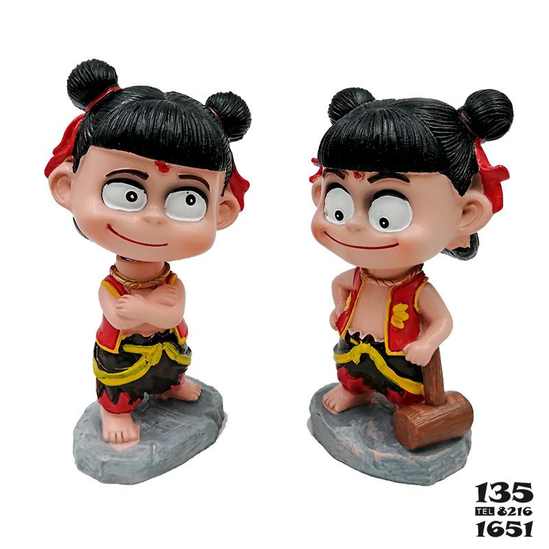 哪吒雕塑-室內(nèi)擺放彩繪哪吒仿真卡通塑像 哪吒雕塑-室內(nèi)擺放彩繪哪吒仿真卡通塑像高清圖片