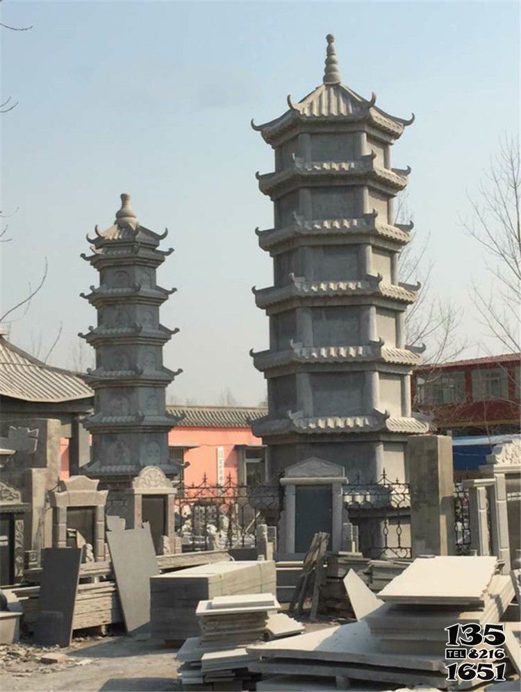 佛塔雕塑-中國仿古建大理石石雕寺廟擺件 佛塔雕塑-中國仿古建大理石石雕寺廟擺件