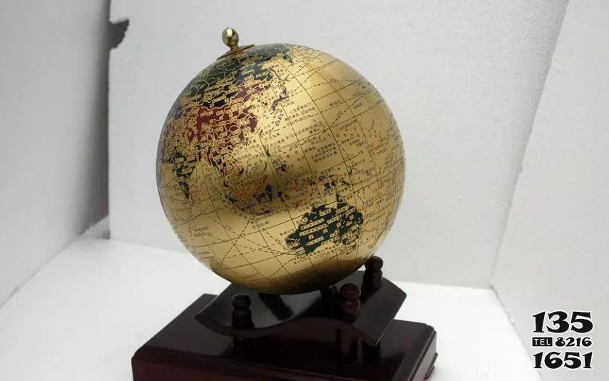 地球儀雕塑-室內裝飾品工藝擺件地球儀雕塑 地球儀雕塑-室內裝飾品工藝擺件地球儀雕塑高清圖片