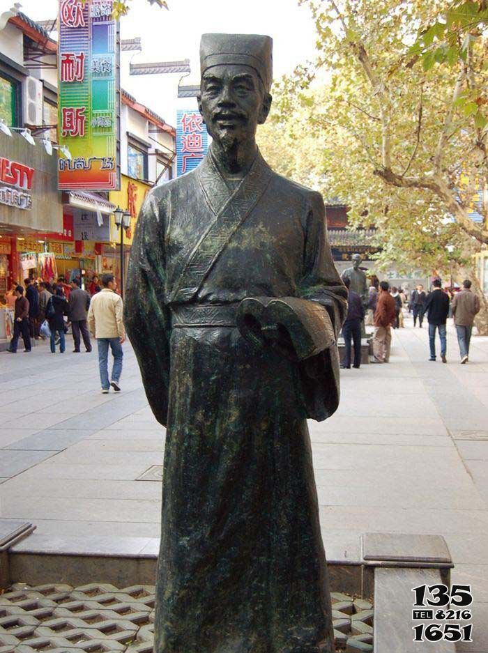 李時(shí)珍雕塑-步行街?jǐn)[放立式歷史名醫(yī)李時(shí)珍青銅雕塑 李時(shí)珍雕塑-步行街?jǐn)[放立式歷史名醫(yī)李時(shí)珍青銅雕塑高清圖片