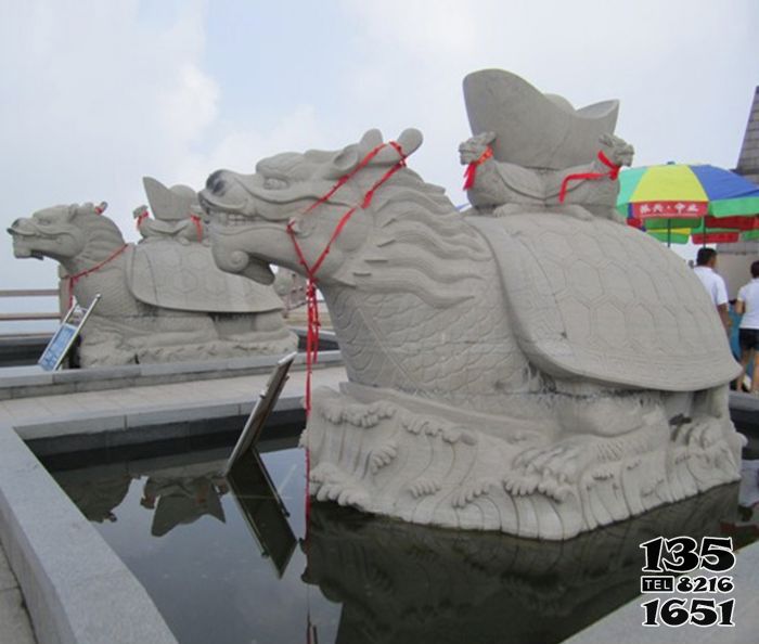 龍龜雕塑-景區擺放的身上背著元寶的砂石石雕創意龍龜雕塑 龍龜雕塑-景區擺放的身上背著元寶的砂石石雕創意龍龜雕塑高清圖片