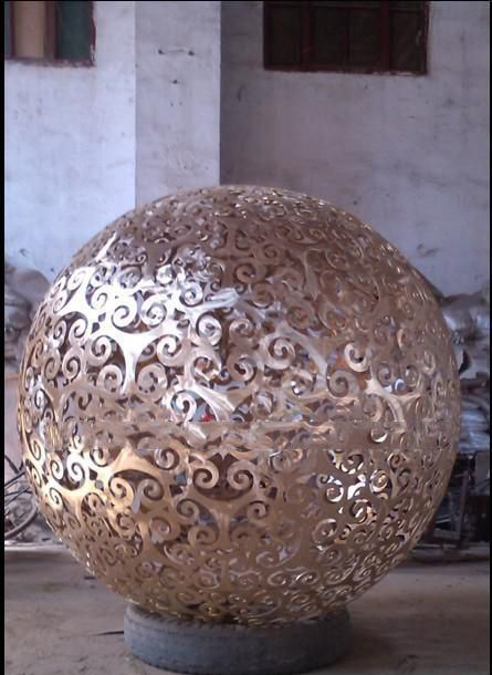 鏤空球雕塑-室內創意抽象鏤空球雕塑 鏤空球雕塑-室內創意抽象鏤空球雕塑高清圖片