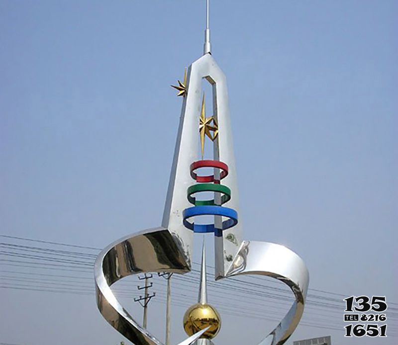 愛心雕塑-城市不銹鋼抽象愛心雕塑 愛心雕塑-城市不銹鋼抽象愛心雕塑