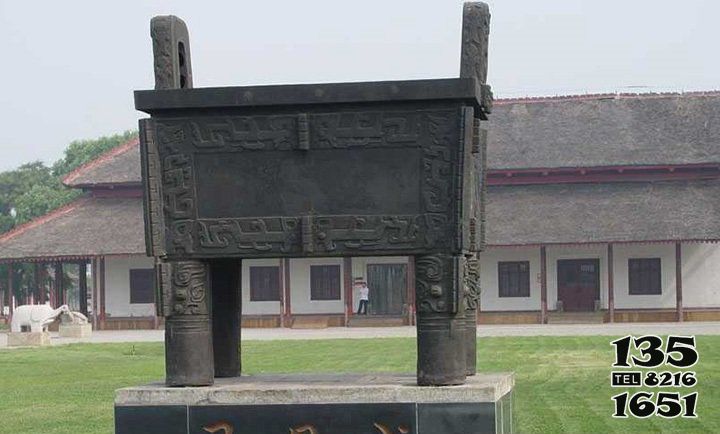 鼎雕塑-戶外廣場創意不銹鋼仿銅鼎雕塑 鼎雕塑-戶外廣場創意不銹鋼仿銅鼎雕塑