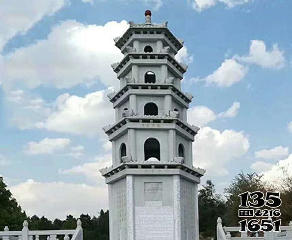 佛塔雕塑-大理石多層寶塔寺院景觀-石雕 佛塔雕塑-大理石多層寶塔寺院景觀-石雕高清圖片