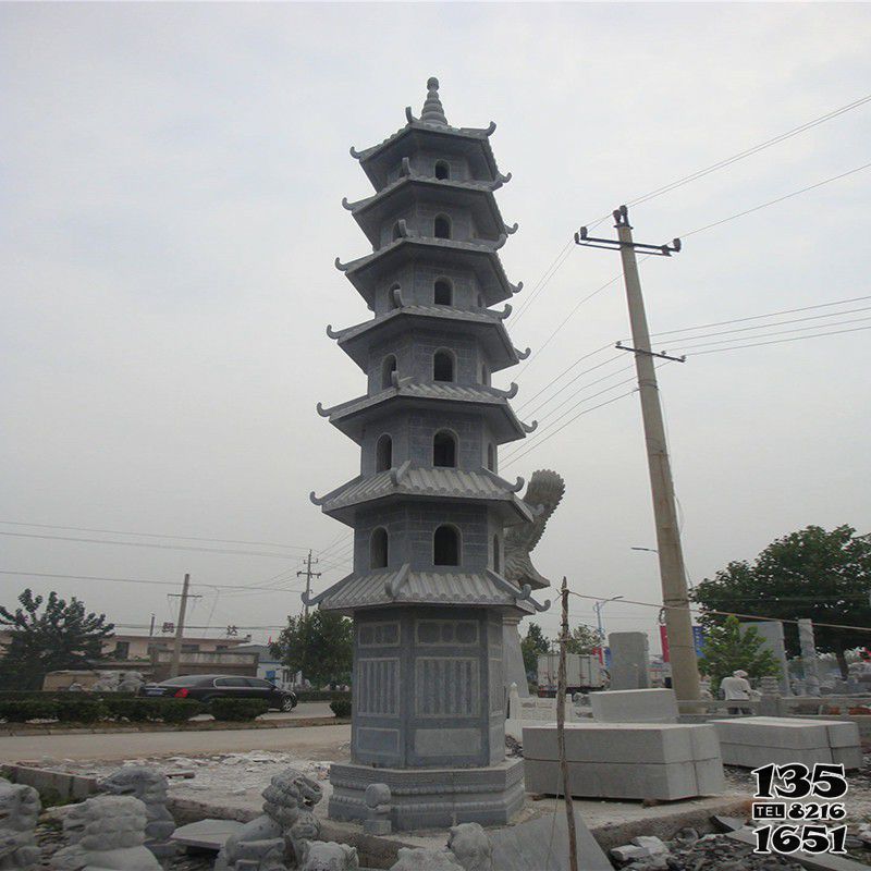 佛塔雕塑-景區(qū)廣場擺放青石仿古佛塔 佛塔雕塑-景區(qū)廣場擺放青石仿古佛塔高清圖片