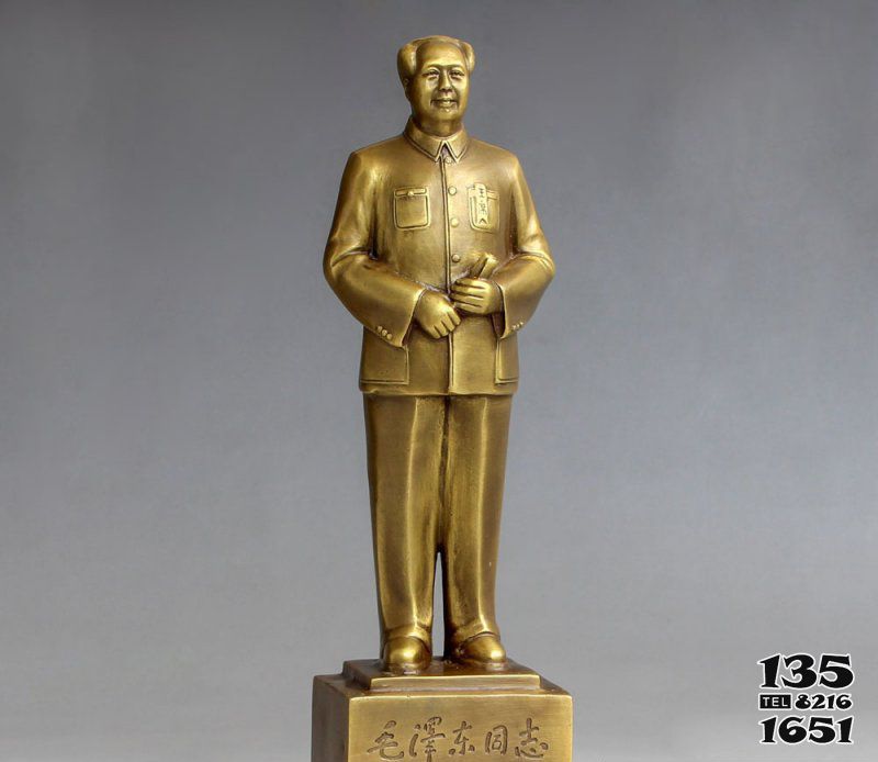 毛澤東雕塑-校園玻璃鋼噴金世界偉大領袖毛澤東雕塑 毛澤東雕塑-校園玻璃鋼噴金世界偉大領袖毛澤東雕塑