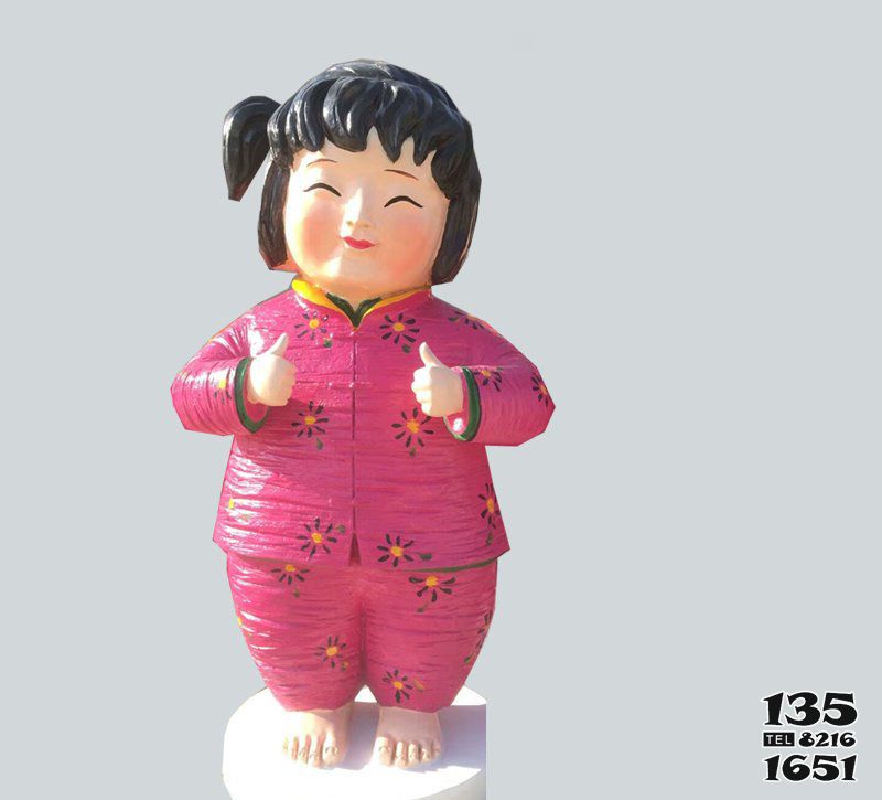 兒童雕塑-玻璃鋼彩繪可愛兒童雕塑 兒童雕塑-玻璃鋼彩繪可愛兒童雕塑高清圖片