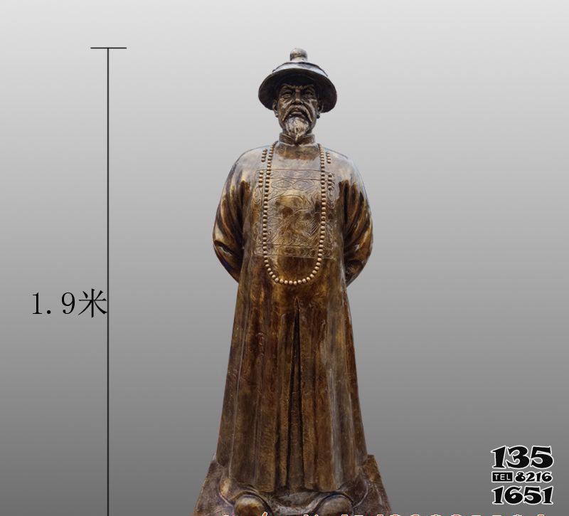林則徐雕塑-觀光景區擺放晚清朝硝煙英雄純銅雕像 林則徐雕塑-觀光景區擺放晚清朝硝煙英雄純銅雕像高清圖片