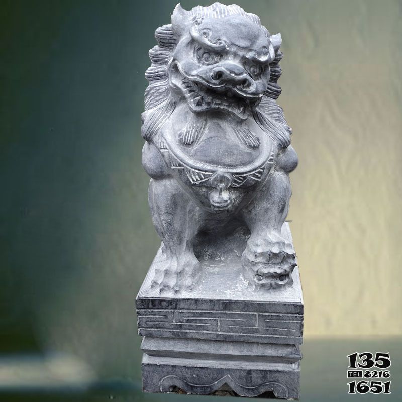 獅子雕塑-公園創意砂石石雕獅子雕塑 獅子雕塑-公園創意砂石石雕獅子雕塑高清圖片