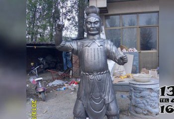 天王雕塑-不銹鋼創(chuàng)意戶外園林景觀天王雕塑