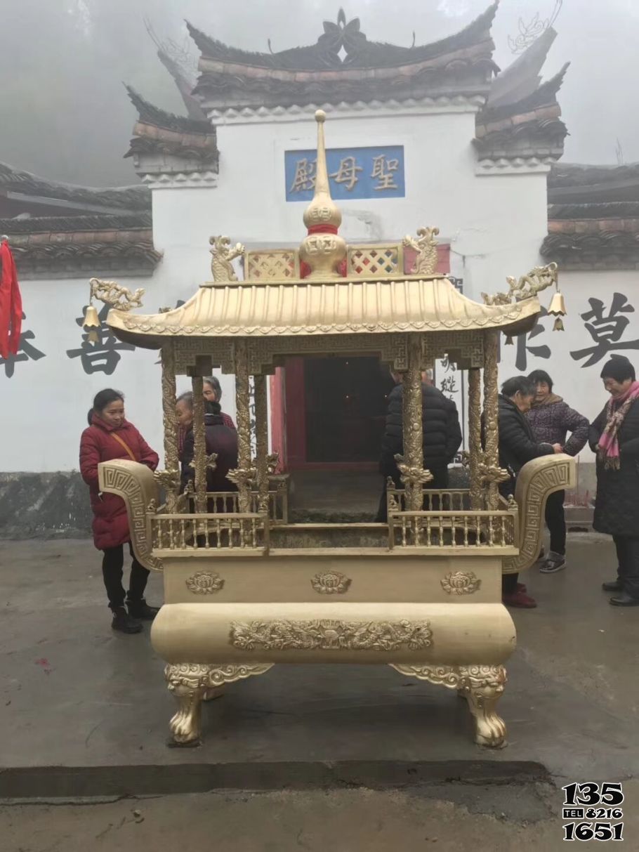 香爐雕塑-祠堂道觀上香祈福鍍金香爐雕塑 香爐雕塑-祠堂道觀上香祈福鍍金香爐雕塑高清圖片