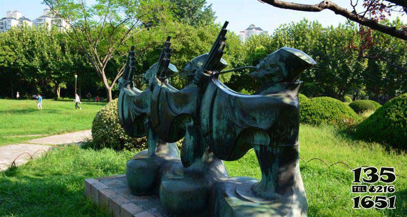 吹奏雕塑-公園青銅吹笙的人物吹奏雕塑 吹奏雕塑-公園青銅吹笙的人物吹奏雕塑高清圖片