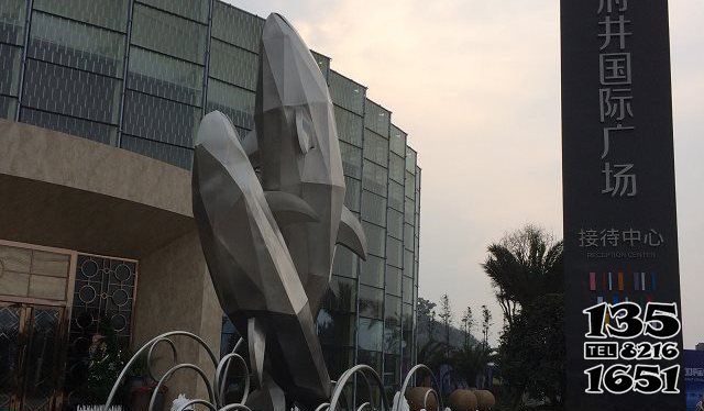 海豚雕塑-廣場兩只跳躍的不銹鋼海豚雕塑 海豚雕塑-廣場兩只跳躍的不銹鋼海豚雕塑高清圖片