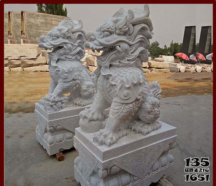 麒麟雕塑-戶外景區大型戶外景觀裝飾品擺件石雕神獸麒麟雕塑 麒麟雕塑-戶外景區大型戶外景觀裝飾品擺件石雕神獸麒麟雕塑高清圖片