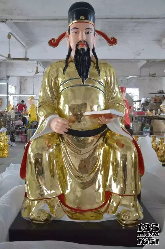 城隍爺雕塑-寺廟漆金玻璃鋼神佛城隍爺雕塑 城隍爺雕塑-寺廟漆金玻璃鋼神佛城隍爺雕塑高清圖片