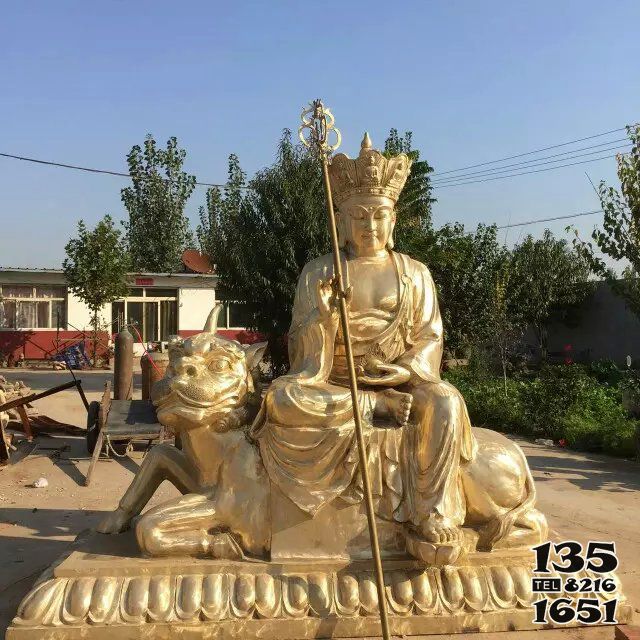 地藏王雕塑-戶外景區(qū)大型不銹鋼噴金地藏王雕塑 地藏王雕塑-戶外景區(qū)大型不銹鋼噴金地藏王雕塑高清圖片