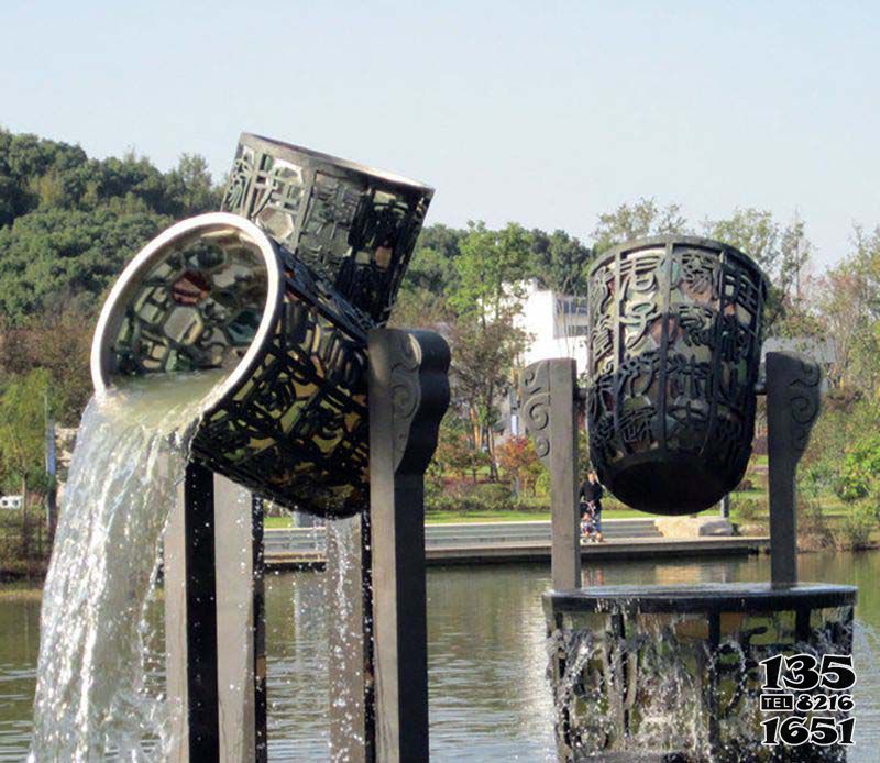 缸雕塑-公園水缸噴泉銅雕創意缸雕塑 缸雕塑-公園水缸噴泉銅雕創意缸雕塑高清圖片