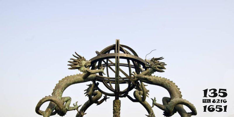 渾天儀雕塑-不銹鋼噴金烤漆創意鏤空渾天儀雕塑 渾天儀雕塑-不銹鋼噴金烤漆創意鏤空渾天儀雕塑高清圖片