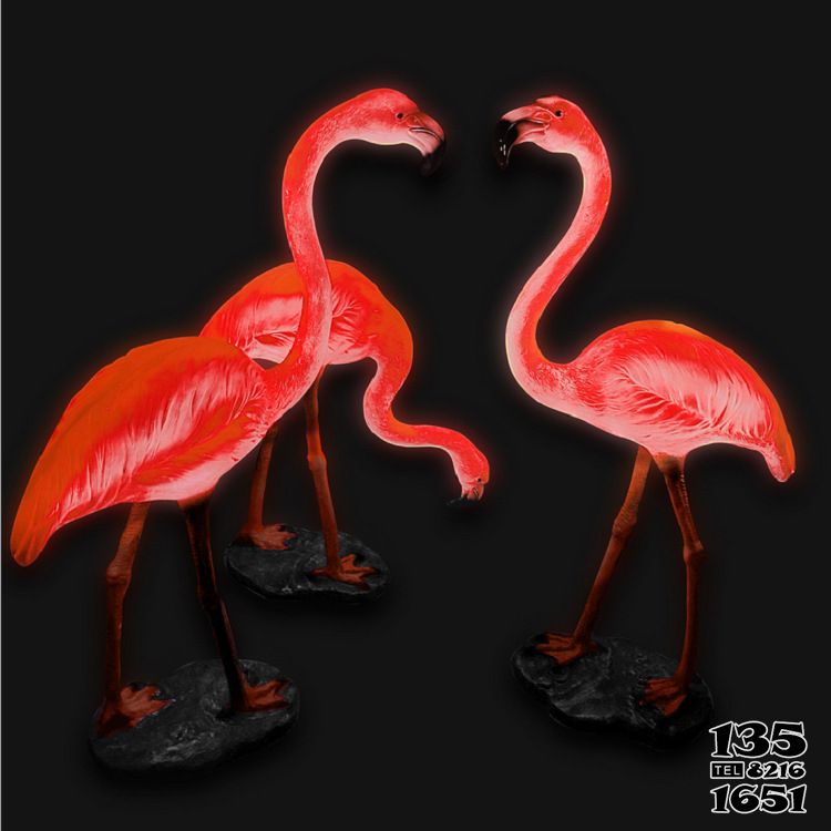 火烈鳥雕塑-酒店擺放姿態(tài)各異的玻璃鋼火烈鳥雕塑 火烈鳥雕塑-酒店擺放姿態(tài)各異的玻璃鋼火烈鳥雕塑