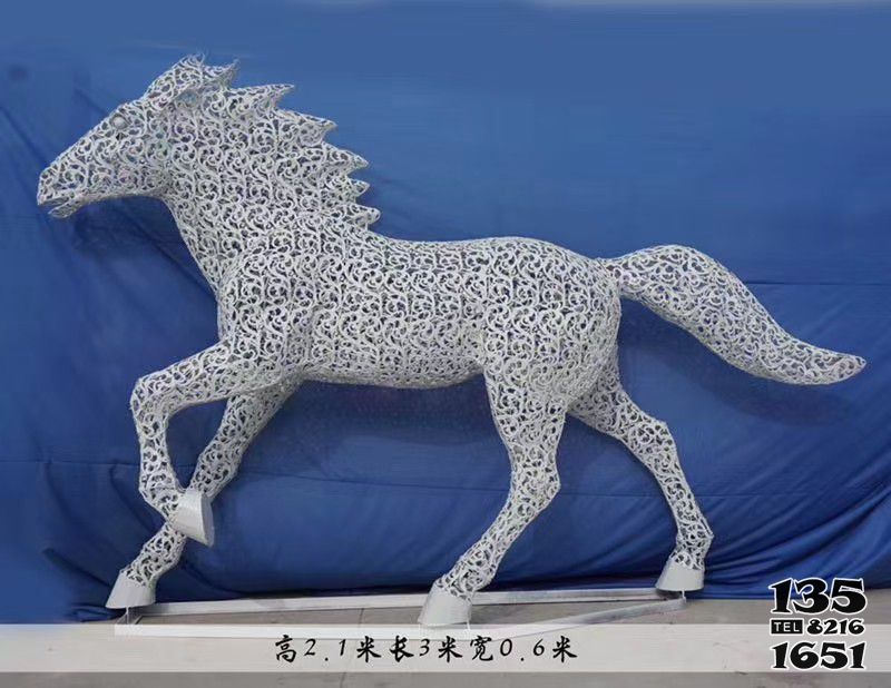 馬雕塑-街道創意奔跑的不銹鋼創意馬雕塑 馬雕塑-街道創意奔跑的不銹鋼創意馬雕塑