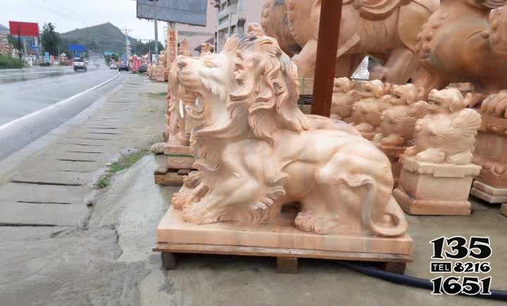 獅子雕塑-戶外街道大型仿真動物獅子雕塑 獅子雕塑-戶外街道大型仿真動物獅子雕塑高清圖片