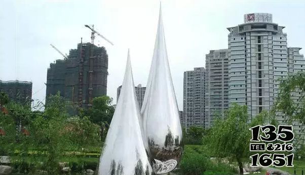 水滴雕塑-城市創意戶外景觀水滴雕塑 水滴雕塑-城市創意戶外景觀水滴雕塑高清圖片