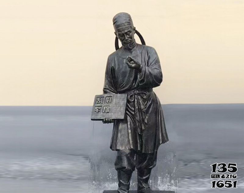 畢昇雕塑-校園古代名人和活字印刷術銅雕畢昇雕塑 畢昇雕塑-校園古代名人和活字印刷術銅雕畢昇雕塑高清圖片