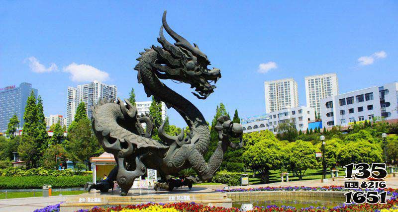 龍雕塑-花園廣場(chǎng)不銹鋼仿銅大型仿真龍雕塑 龍雕塑-花園廣場(chǎng)不銹鋼仿銅大型仿真龍雕塑高清圖片
