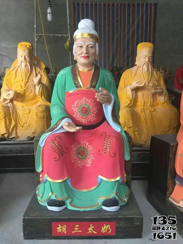 太奶雕塑-玻璃鋼彩繪大型寺廟供奉太奶雕塑 太奶雕塑-玻璃鋼彩繪大型寺廟供奉太奶雕塑高清圖片