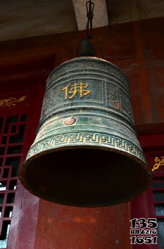 銅鐘雕塑-佛鐘寺廟祈福青銅掛鐘 銅鐘雕塑-佛鐘寺廟祈福青銅掛鐘高清圖片