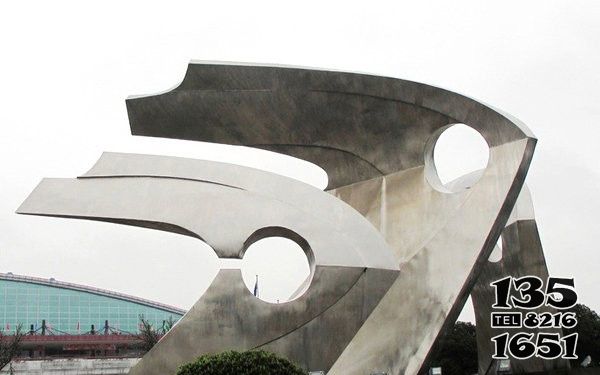 魚雕塑-商廈兩只簡約大號不銹鋼魚雕塑 魚雕塑-商廈兩只簡約大號不銹鋼魚雕塑高清圖片