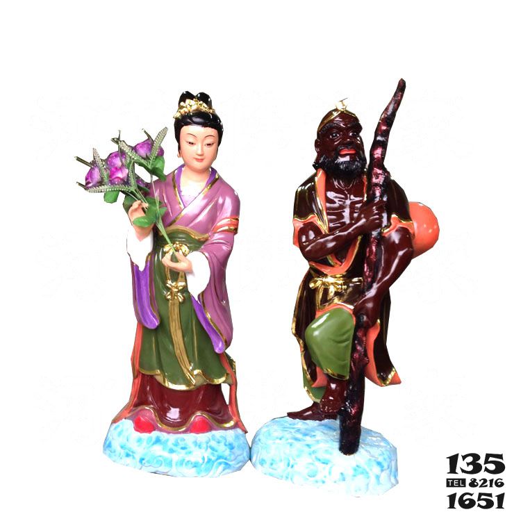 八仙雕塑-景區寺廟玻璃鋼彩繪神佛八仙雕塑 八仙雕塑-景區寺廟玻璃鋼彩繪神佛八仙雕塑高清圖片